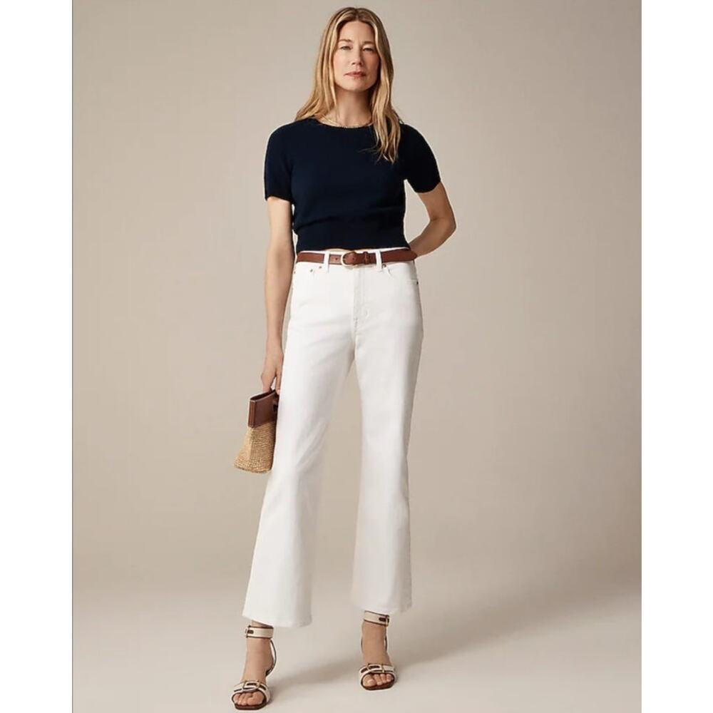 J Crew 1996 High Rise Kickout Denim Jeans US Women's 31 New - Picture 1 of 6